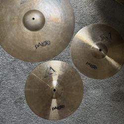paiste 802 hi hats and ride