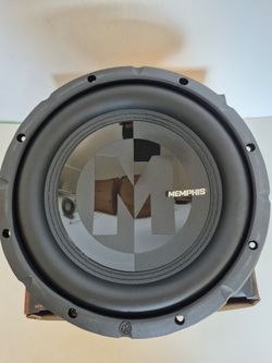 MEMPHIS ( 1 ) 10 INCH 2 OR 4 OHM SELECTABLE VOICE COIL CAR SUBWOOFER 600 WATTS
