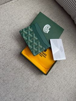 Wallet Card holder in Green new with box