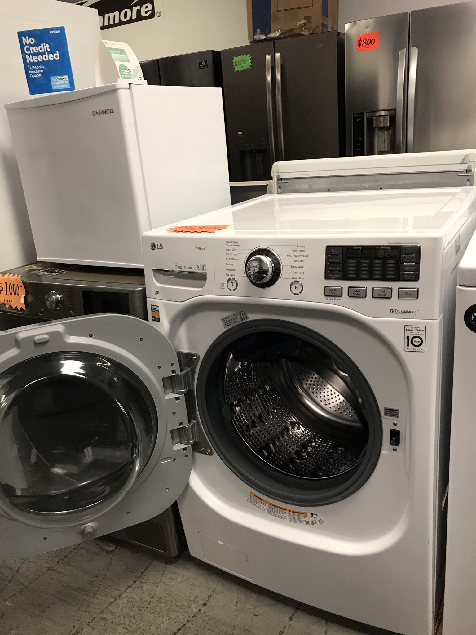 LG WASHER AND DRYER ALL IN ONE BRAND NEW OPEN BOX
