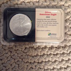2002 Silver American Eagle Uncirculated 