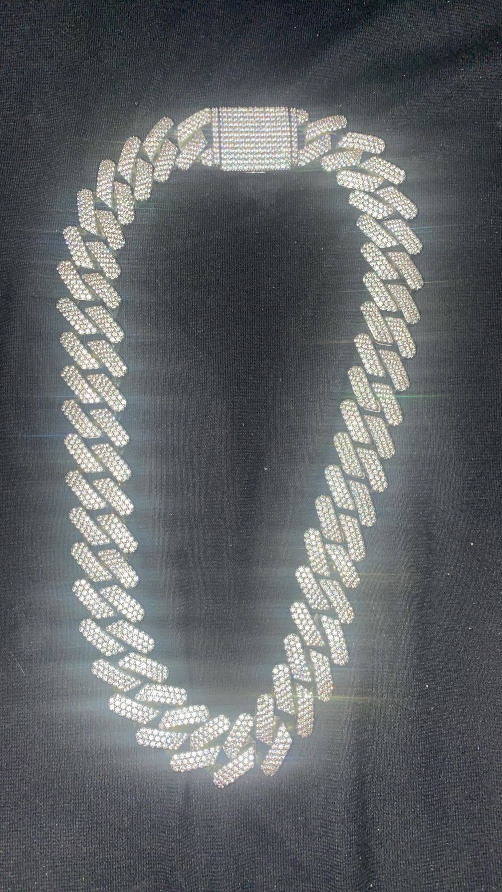 Ice Out Cuban Link Chain 18 Inches