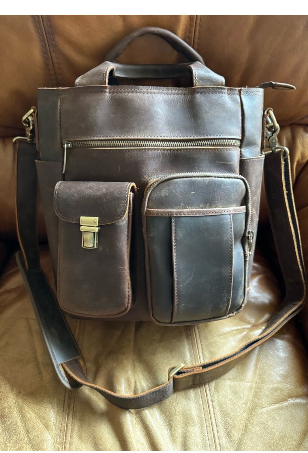 Tiding Messenger Bag LEATHER