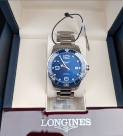 Longines Hydroconquest 39mm Ceramic Bezel with 5 Years Warranty 2025
