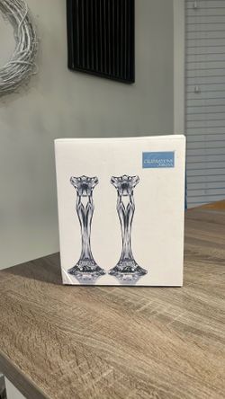 Vintage, Crystal candle holders