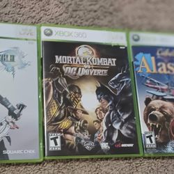 3 Xbox 360 Game Collection