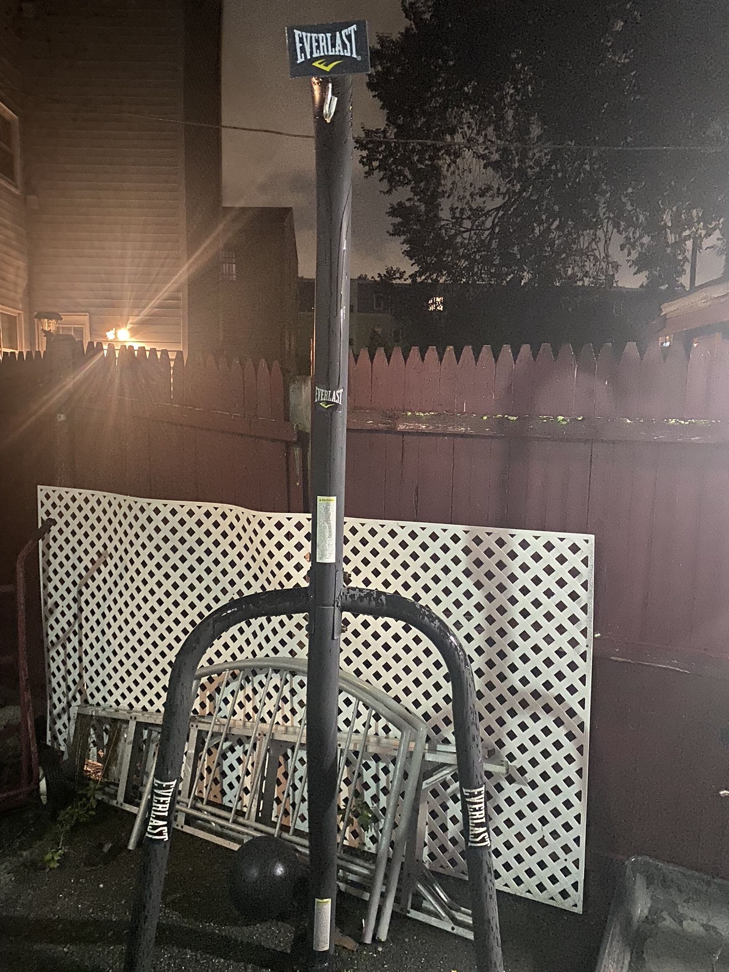 Everlast Punching Bag And Stand.