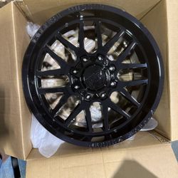4 New 20x10 Wheels Only