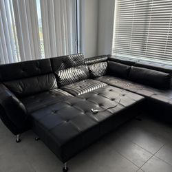 3 Piece All Leather Couch 