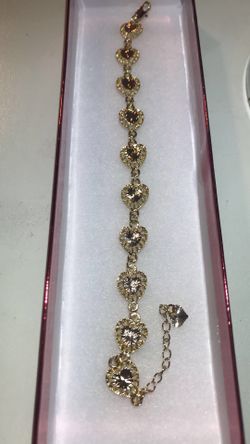 Women bracelet 14k gold plated