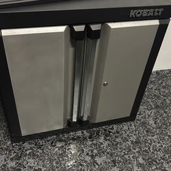 2 Kobalt Hanging Garage Cabinets