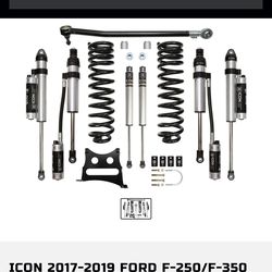 2017-2024 f250 f350 level kit 2.5 shocks