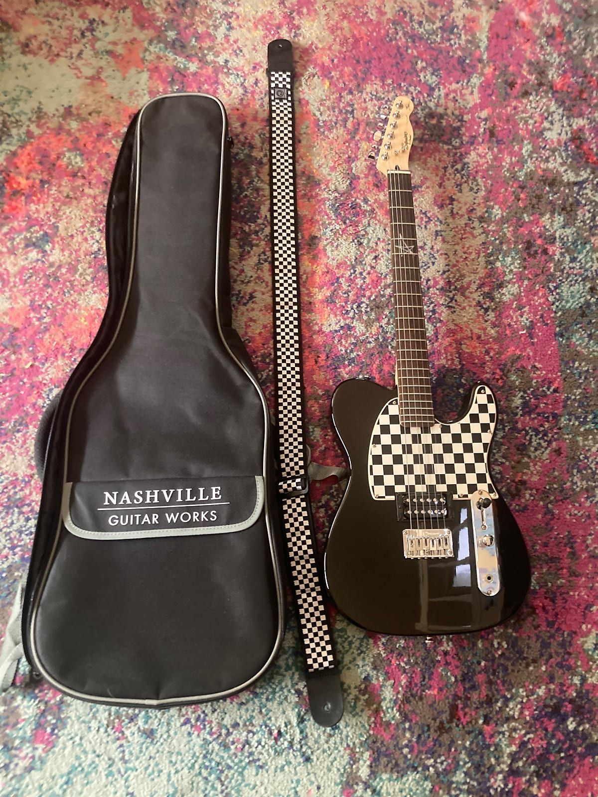 Avril Lavigne Signature Squier Telecaster Guitar W/ Strap & Case