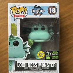 Funko POP! Loch Ness Monster #18 ECCC Exclusive Limited Edition Glow In The Dark