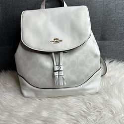 COACH ELLE BACKPACK IN SIGNATURE CANVAS