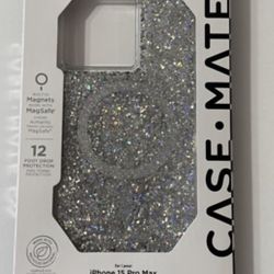 iPhone 15 pro max phone glitter case