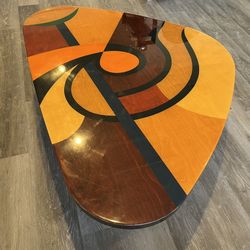 Memphis Style Coffe Table Signed By Benjamin Lee