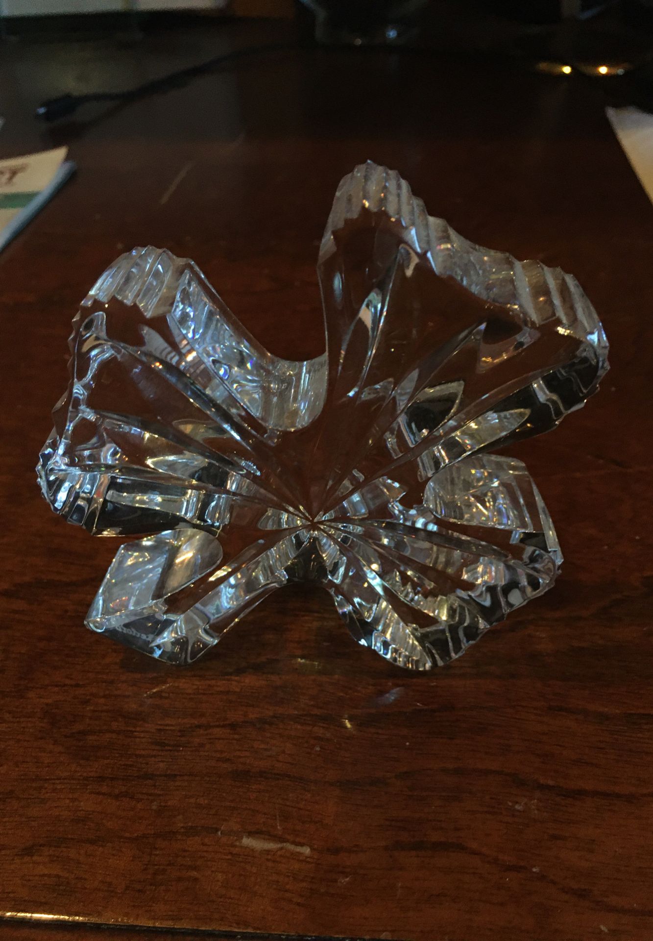 Waterford Crystal Clover