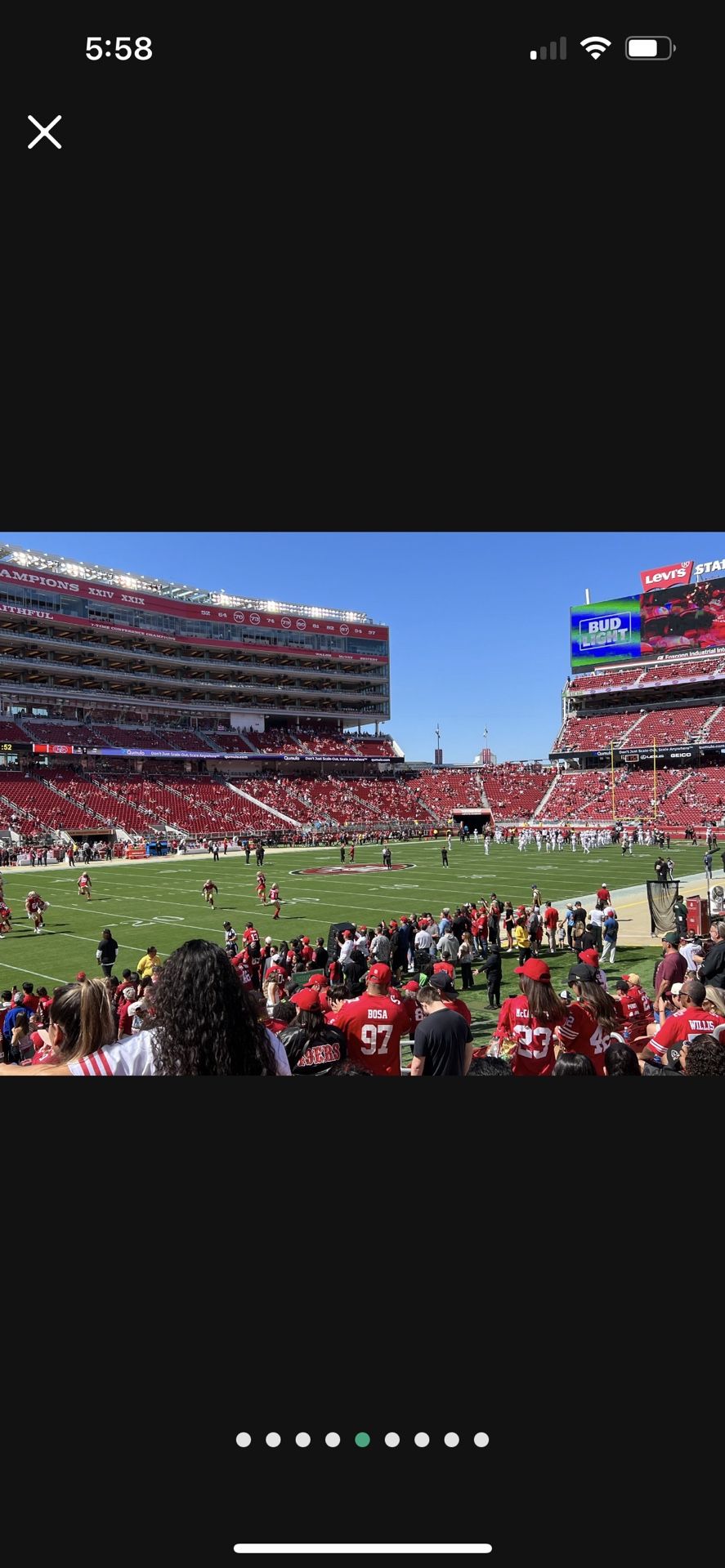49ers Vs Bears (lower Section)