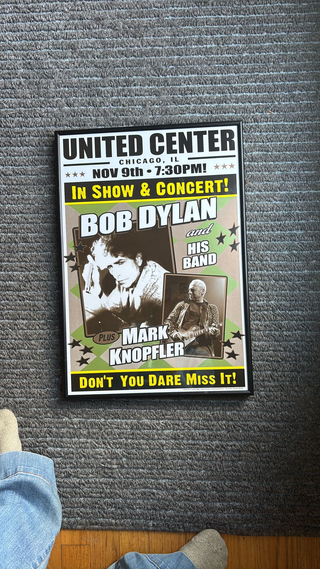 Bob Dylan Framed Poster