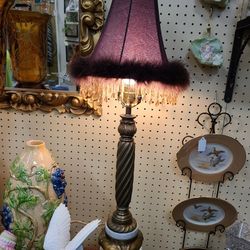 Set (2) Lamps Antique
