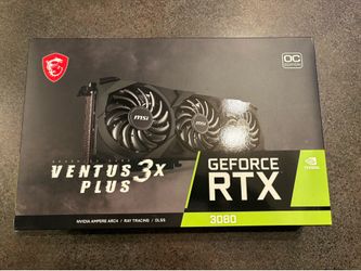 MSI Ventus 3x Plus 3080 12GB Graphics Card