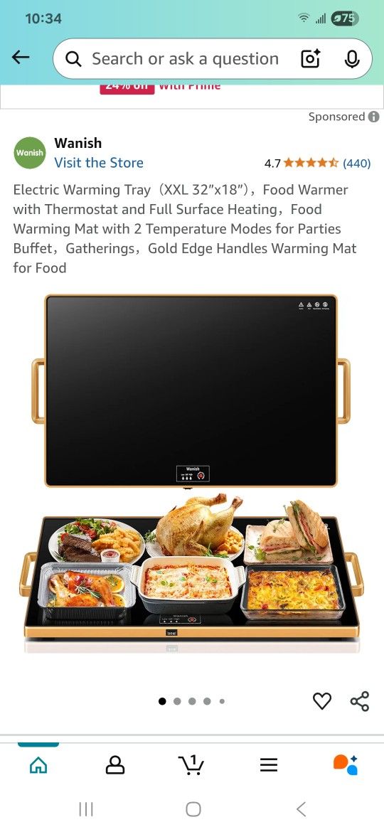 Electric Warming Tray