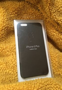 Apple original black leather iPhone case 6 Plus/6+S