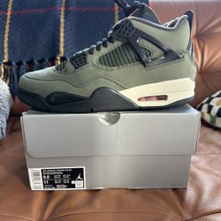 Nike Air Jordan 4 X undefeated Collab Sz 9.5