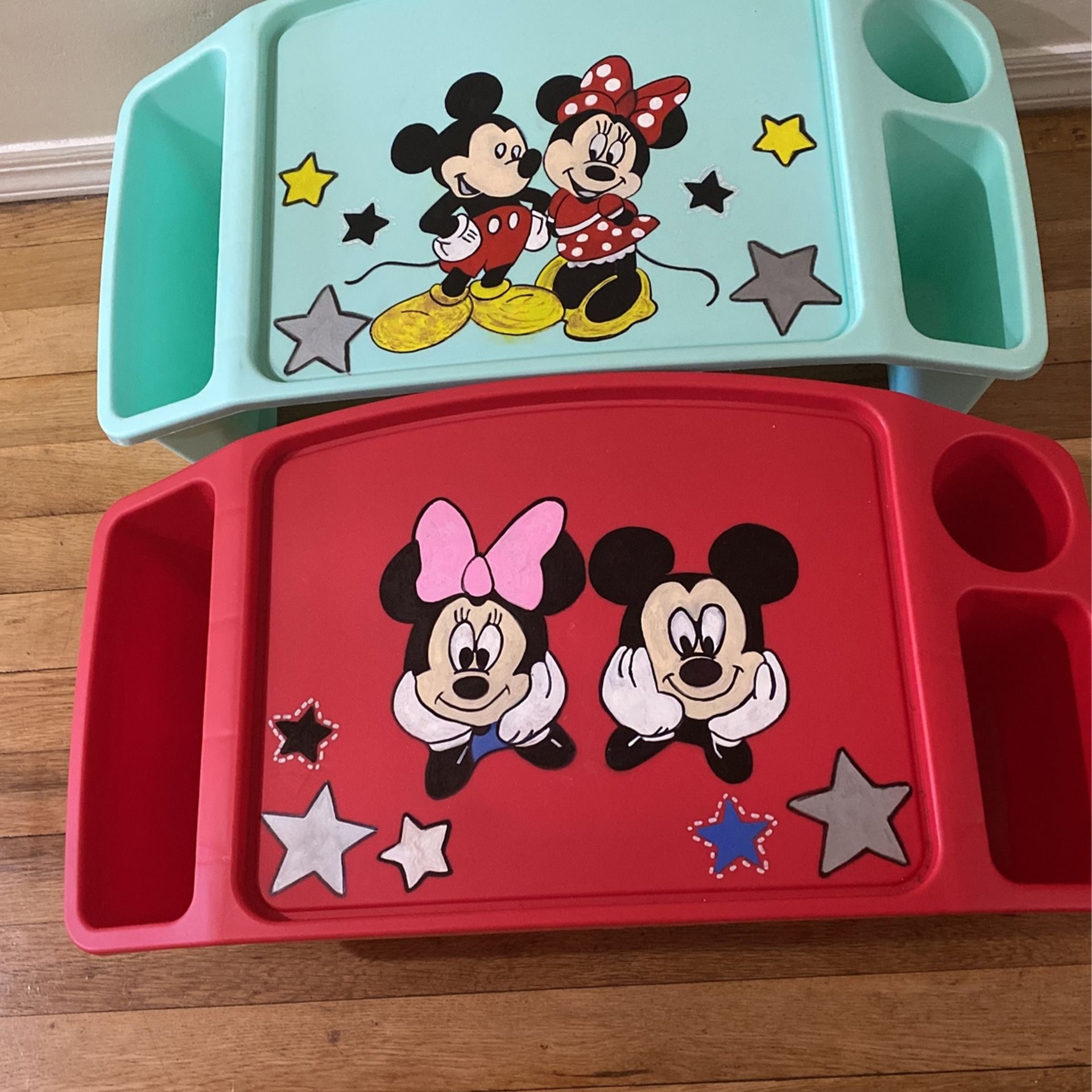 Hand Painted Personalized Kids Lap Tray Activity Desk
