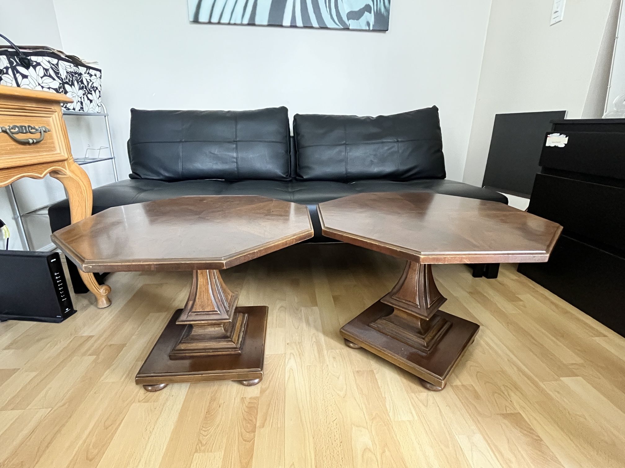 Two John Widdicomb Coffee Tables