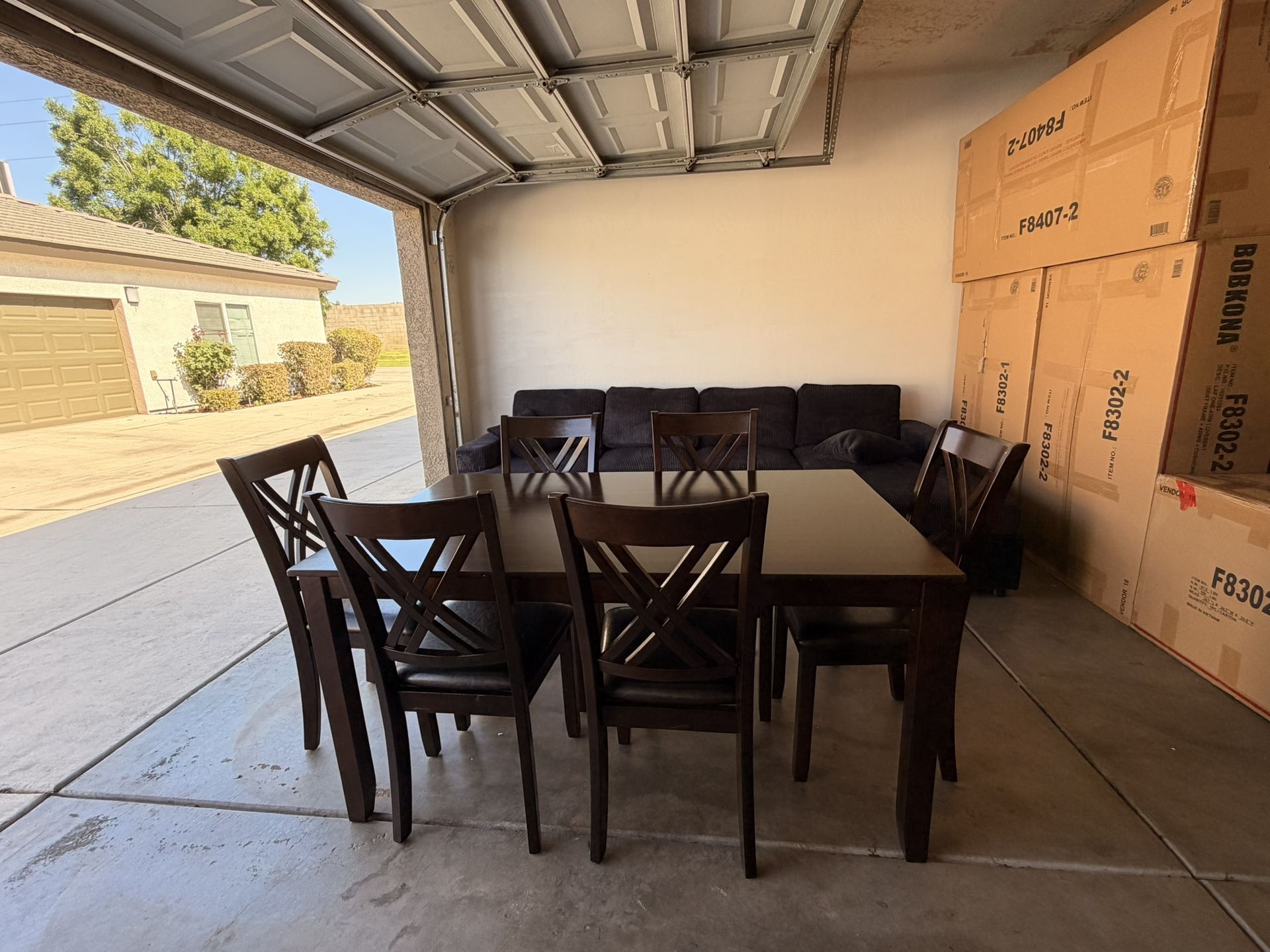 6-Person Dining Table Set πͺ $10 Down | Table + 6 Chairs Included!