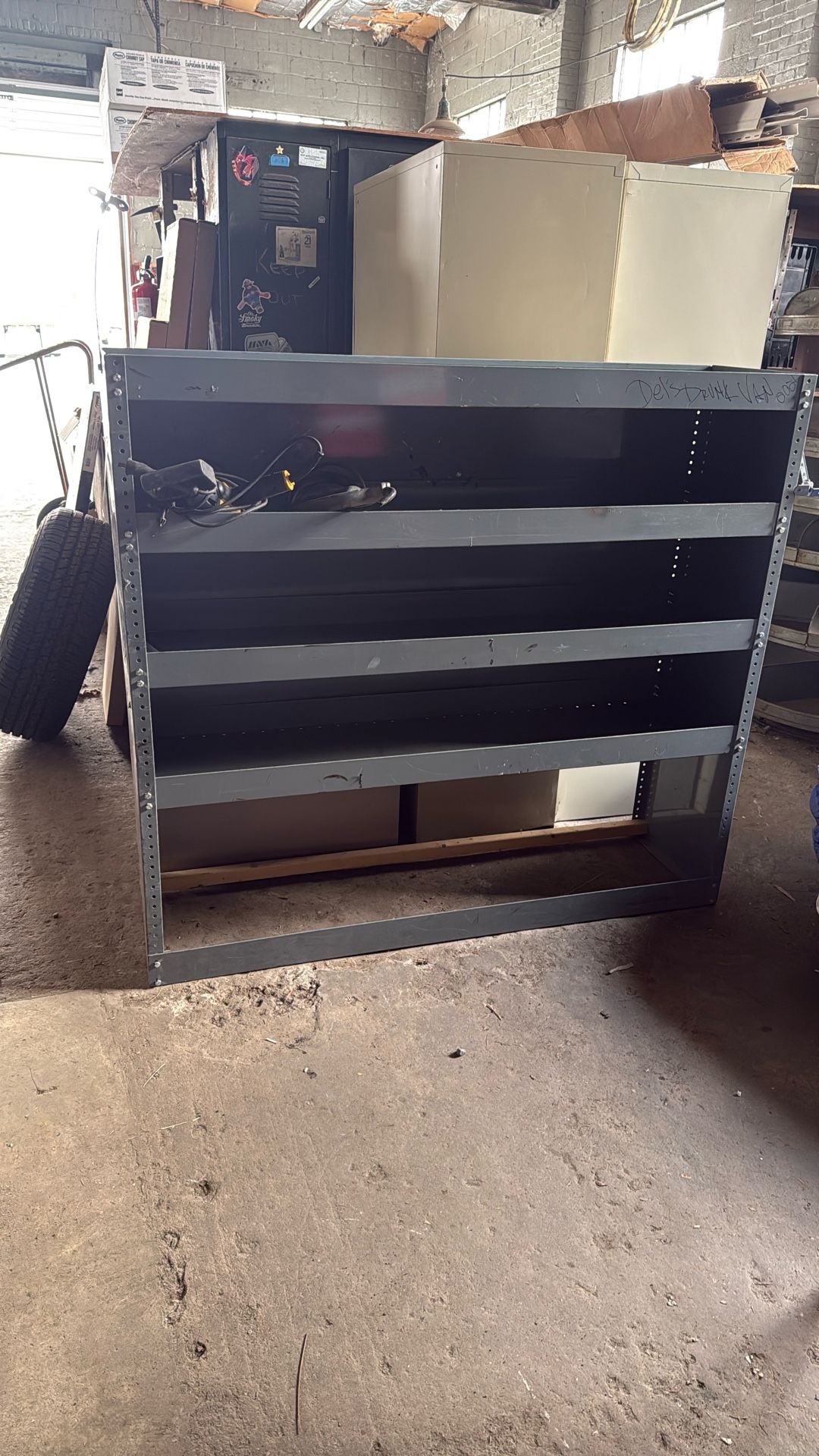 Van Storage Shelf