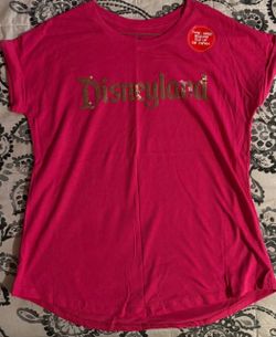 Disneyland Pink Sequin Graphic T-Shirt