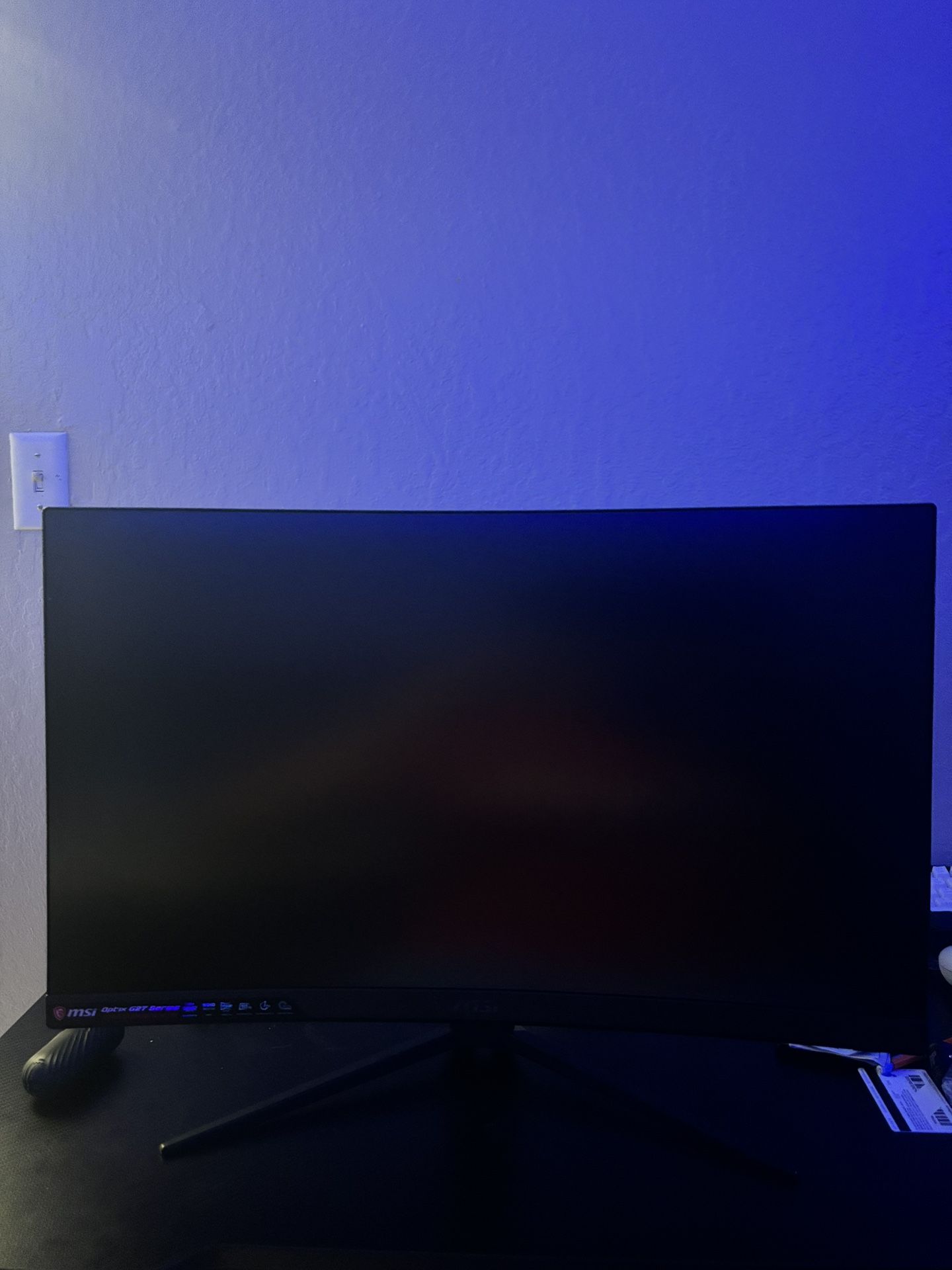 Curved MSI Gaming Monitor, 2560 x 1440, 165Hz,
