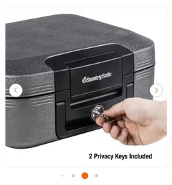0.28 cu. ft. Fireproof & Waterproof Safe Box with Organizer