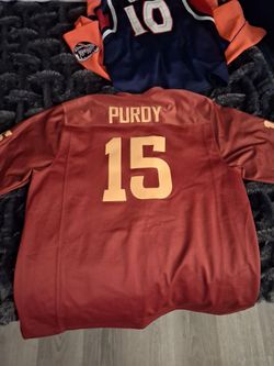 Purdy #15 Red Football Jersey