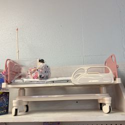 Our Generation Pink Hospital Bed