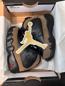 Toddler Nike Air Jordan 9 Retro ‘Olive' Size 5c