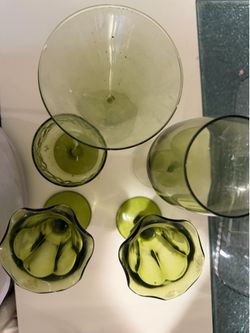 Green dishes