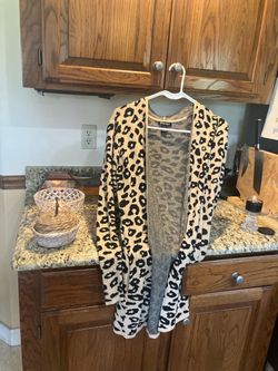 Women’s Cheetah print cardigan