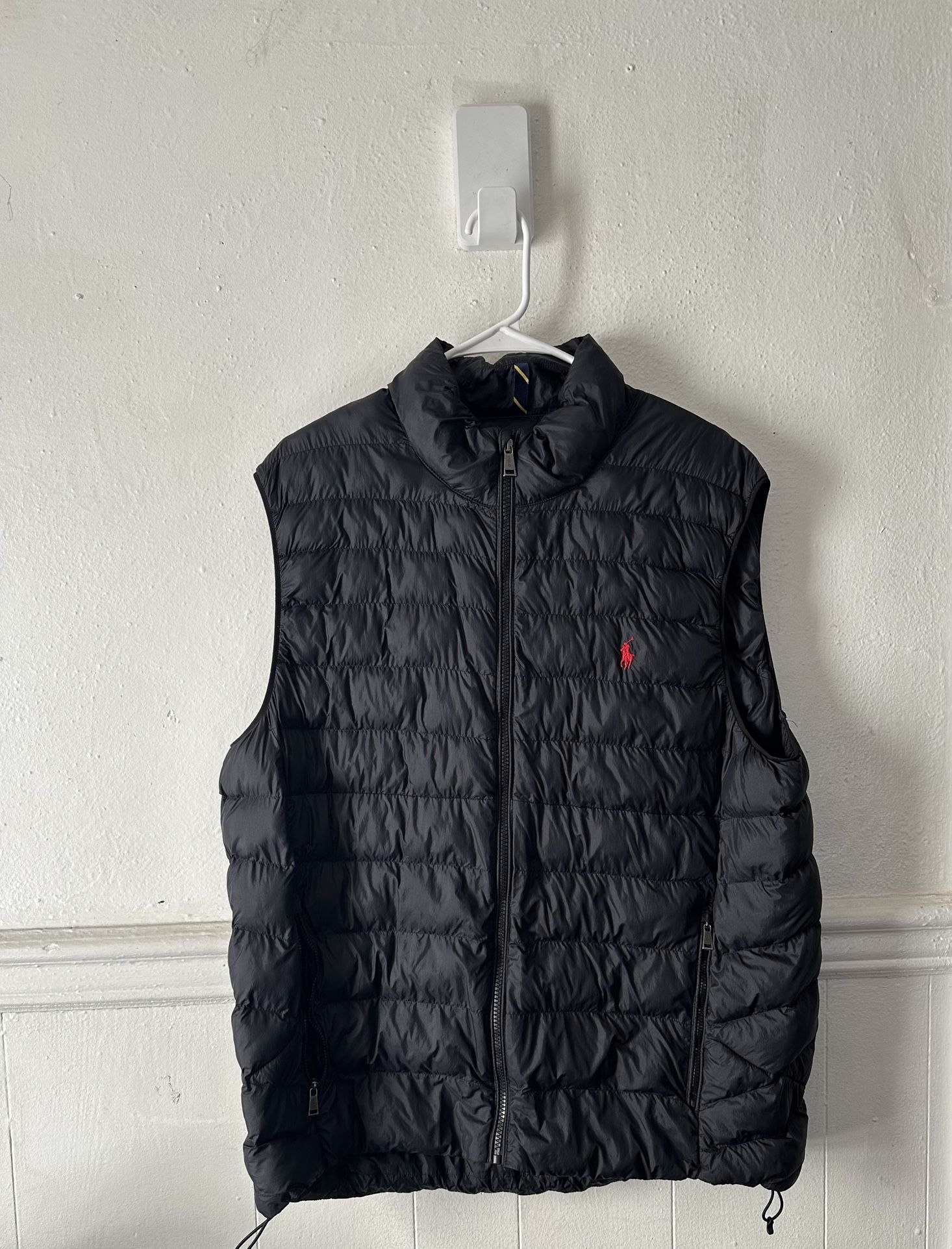 Men’s Polo Vests Black Large