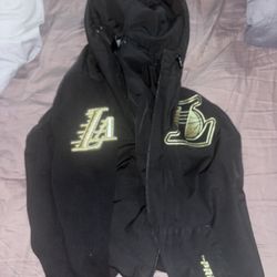 Los Angeles Lakers FULL Windbreaker Outfit Set