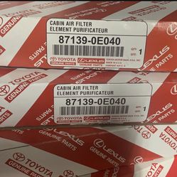 Toyota A/C Filter Fits Camry 2018-2021 Avalon 2019-2021 Corolla 2020-2021 Ablo Español