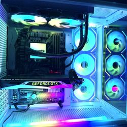 Liquid Water Cool Gaming PC i7 8700k gtx 1080ti 32gb ram 512gb