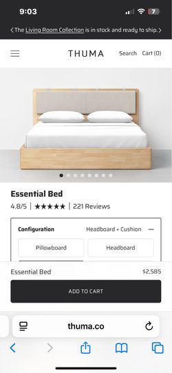 THUMA ESSENTIAL QUEEN BED