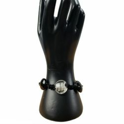 Clear & Black Stretch Bracelet 