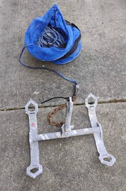 26lb Anchor with Rope and bag
