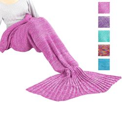 🧜‍♀️ Mermaid Tail Blanket – Soft, Warm & Adorable – $15 (Auburn)