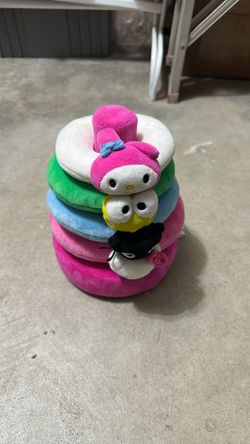 Hallmark Itty Bittys Hello Kitty Stackable Plush Rings
